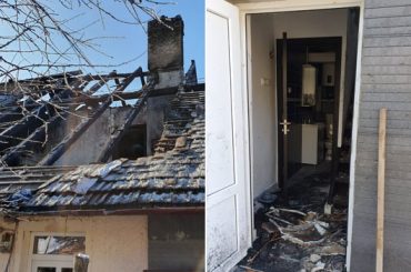 Cinci familii sinistrate au primit adăpost