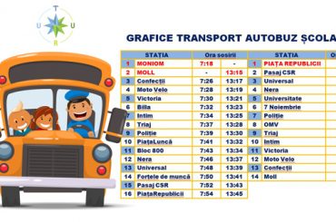 Cursă specială pentru elevii Reşiţei