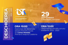 Deschiderea anului universitar la UVT, o săptămână plină de energie și entuziasm