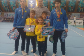 Gimnaștii de la CSȘ Reșița, 9 medalii la Cupa DKMT